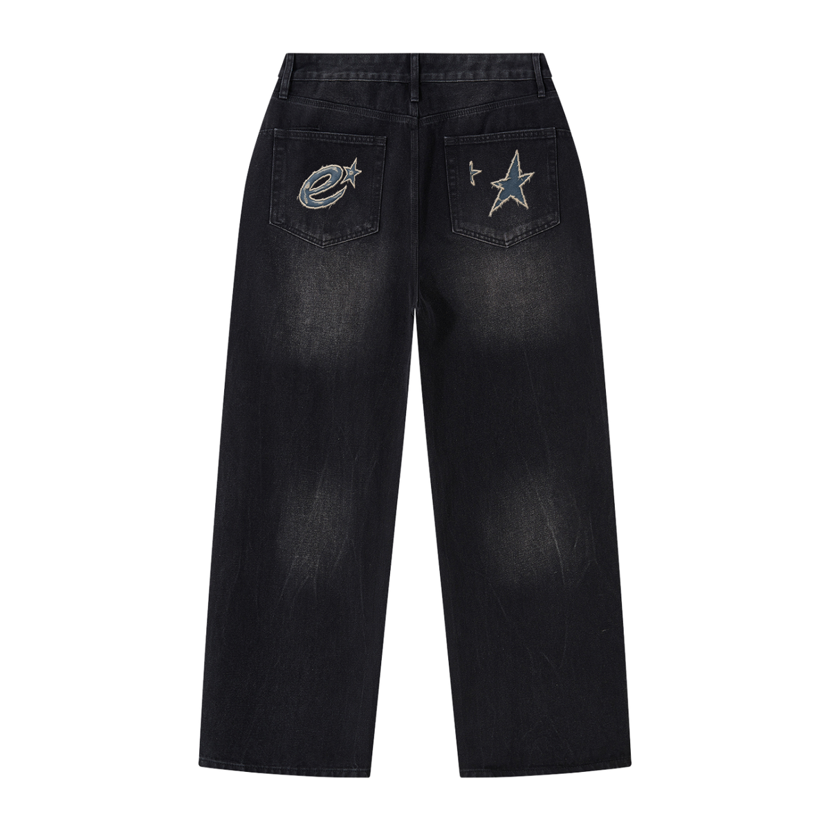 Vintage washed EmotoSlate jeans
