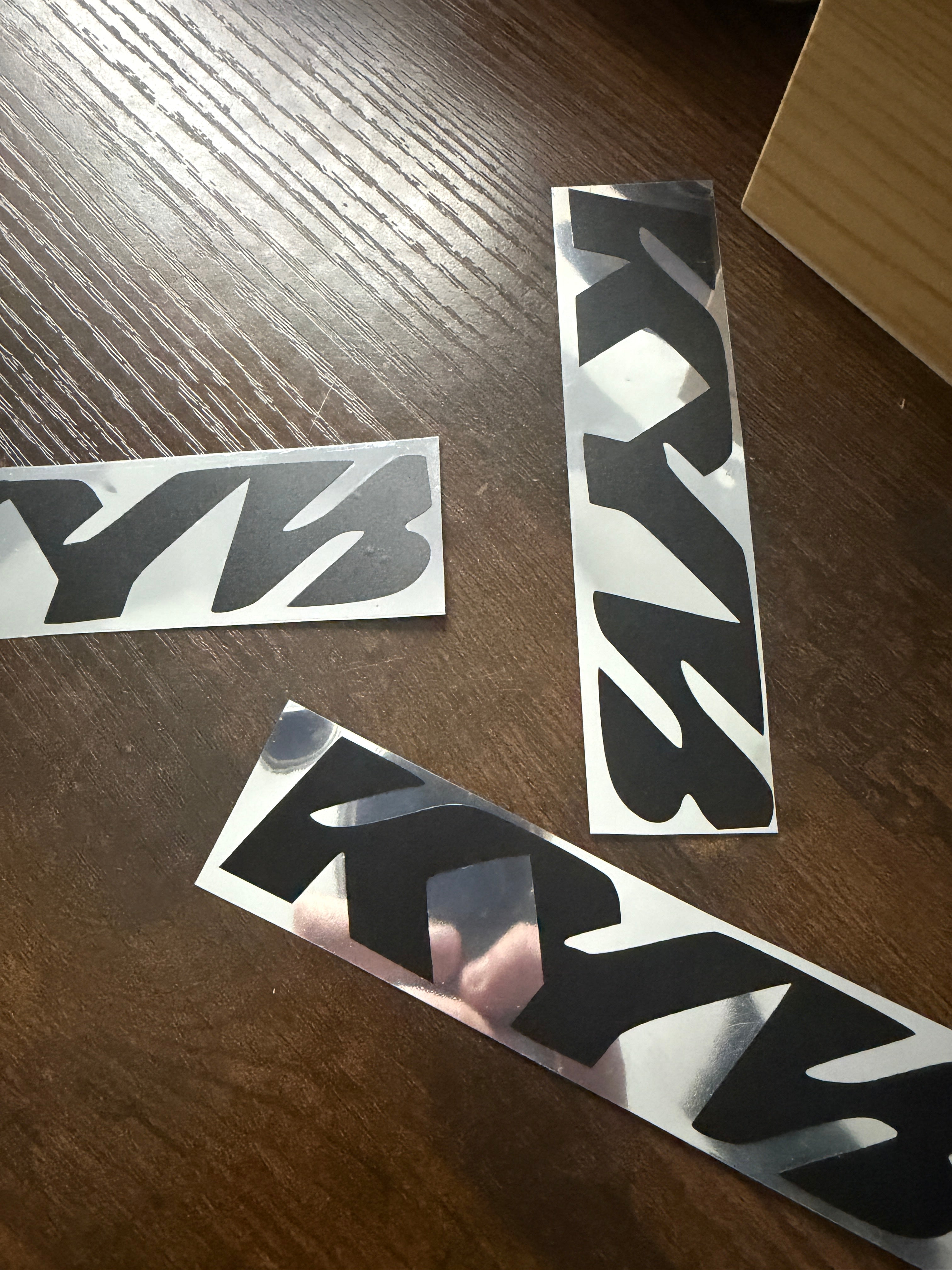 Kyb fork stickers