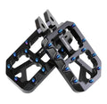 Black titanium foot pegs