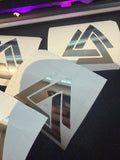 Chi battery stickers (CHROME)
