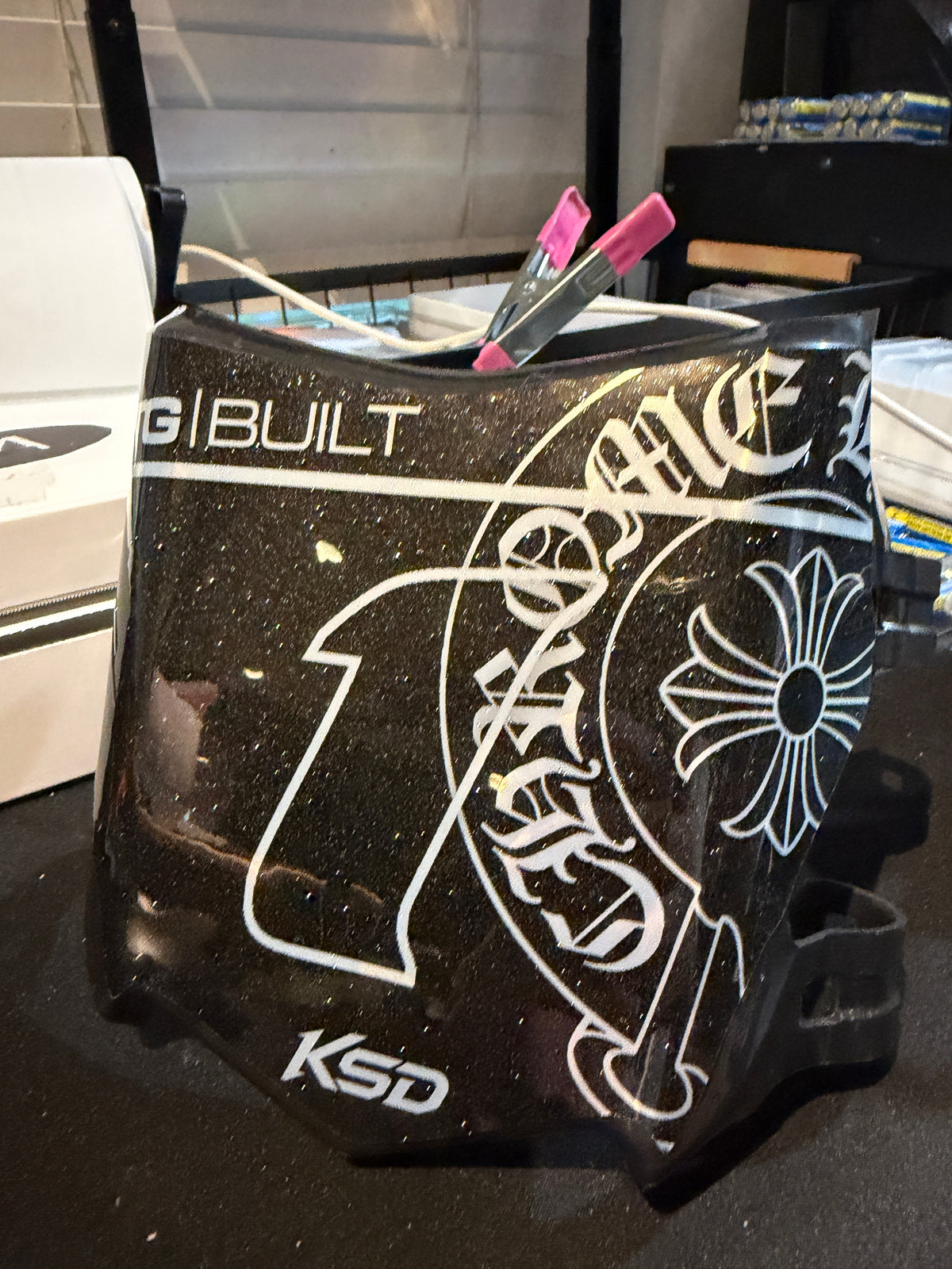 Chrome hearts decal MOTOCUTS