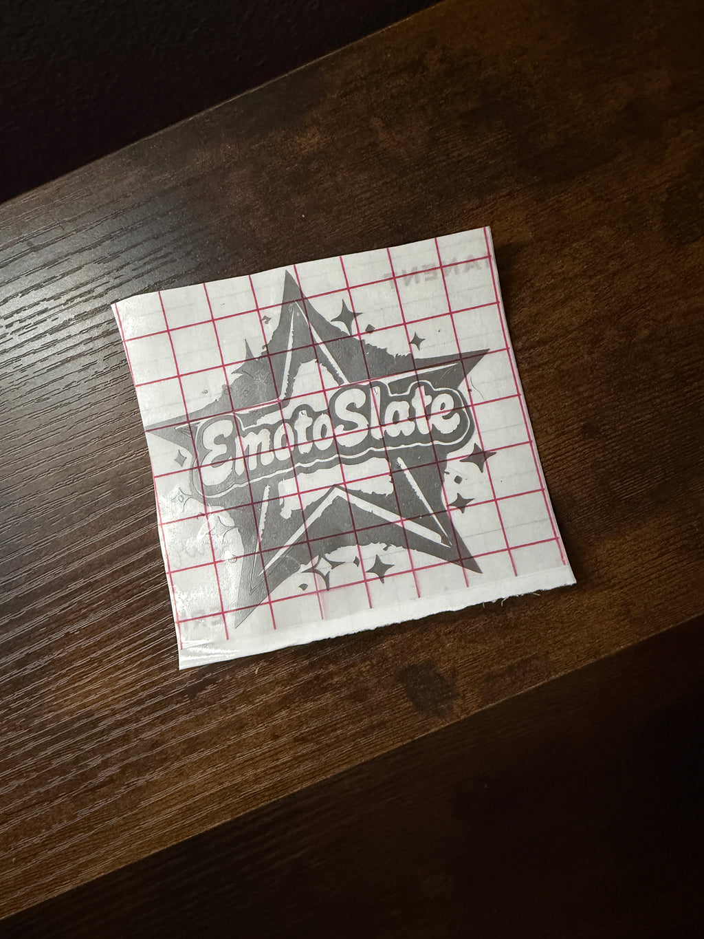 EmotoSlate star logo sticker