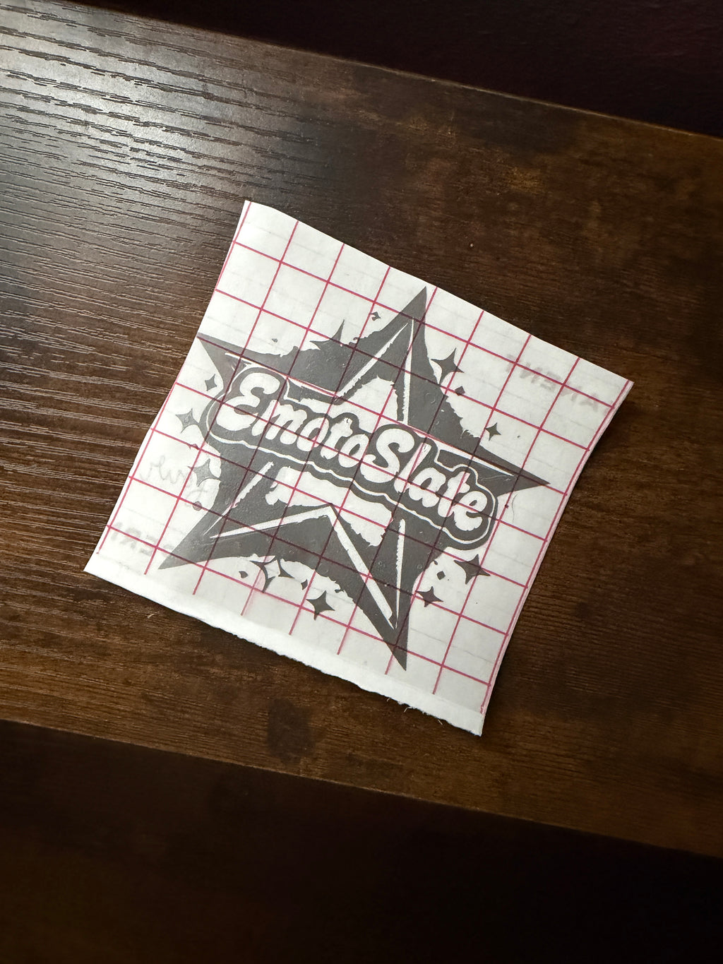 EmotoSlate star logo sticker