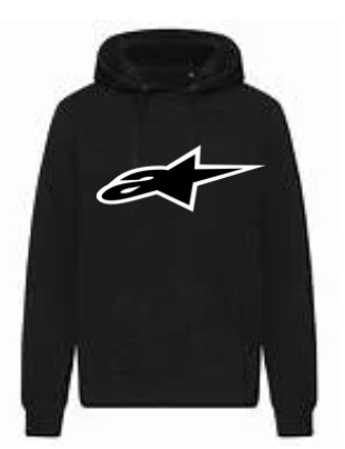 EmotoSlate Hoodie (black on black)